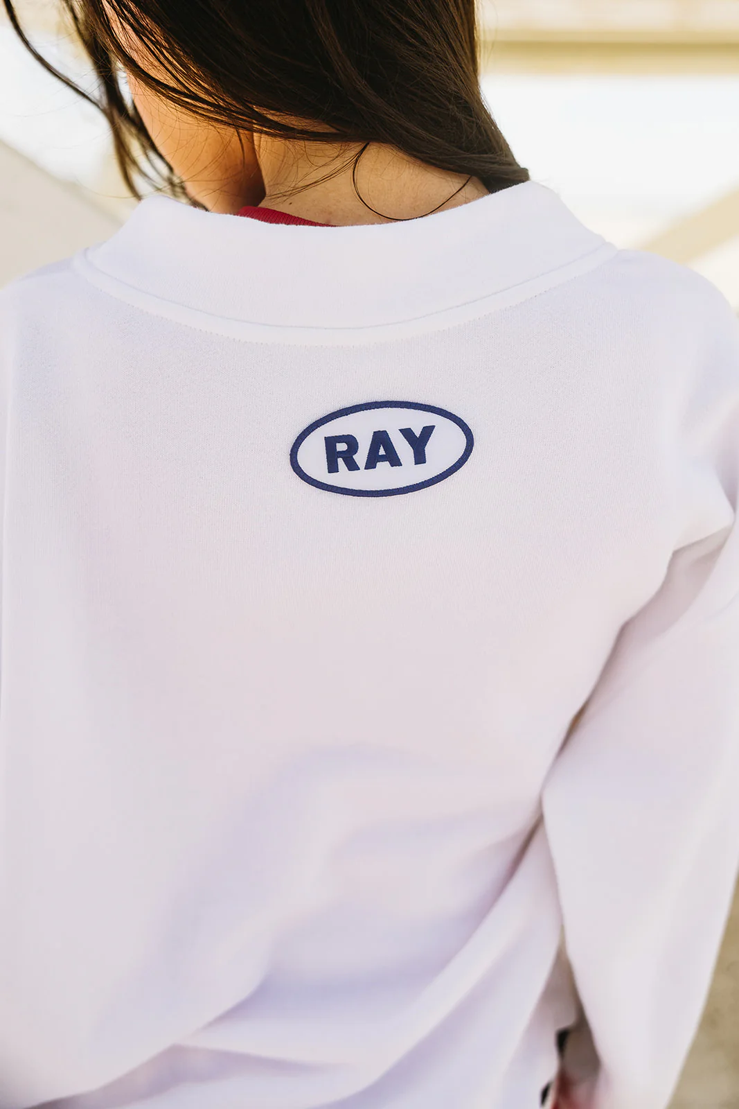 Banded Mock Neck Sweatshirt - Image 6