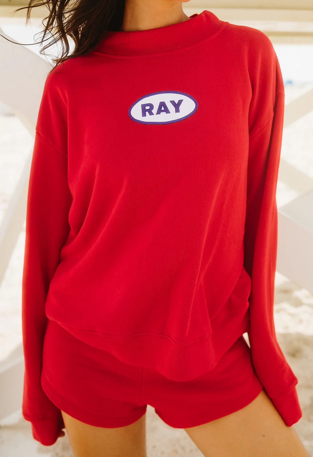 Mock Neck Sweatshirt - Image 4