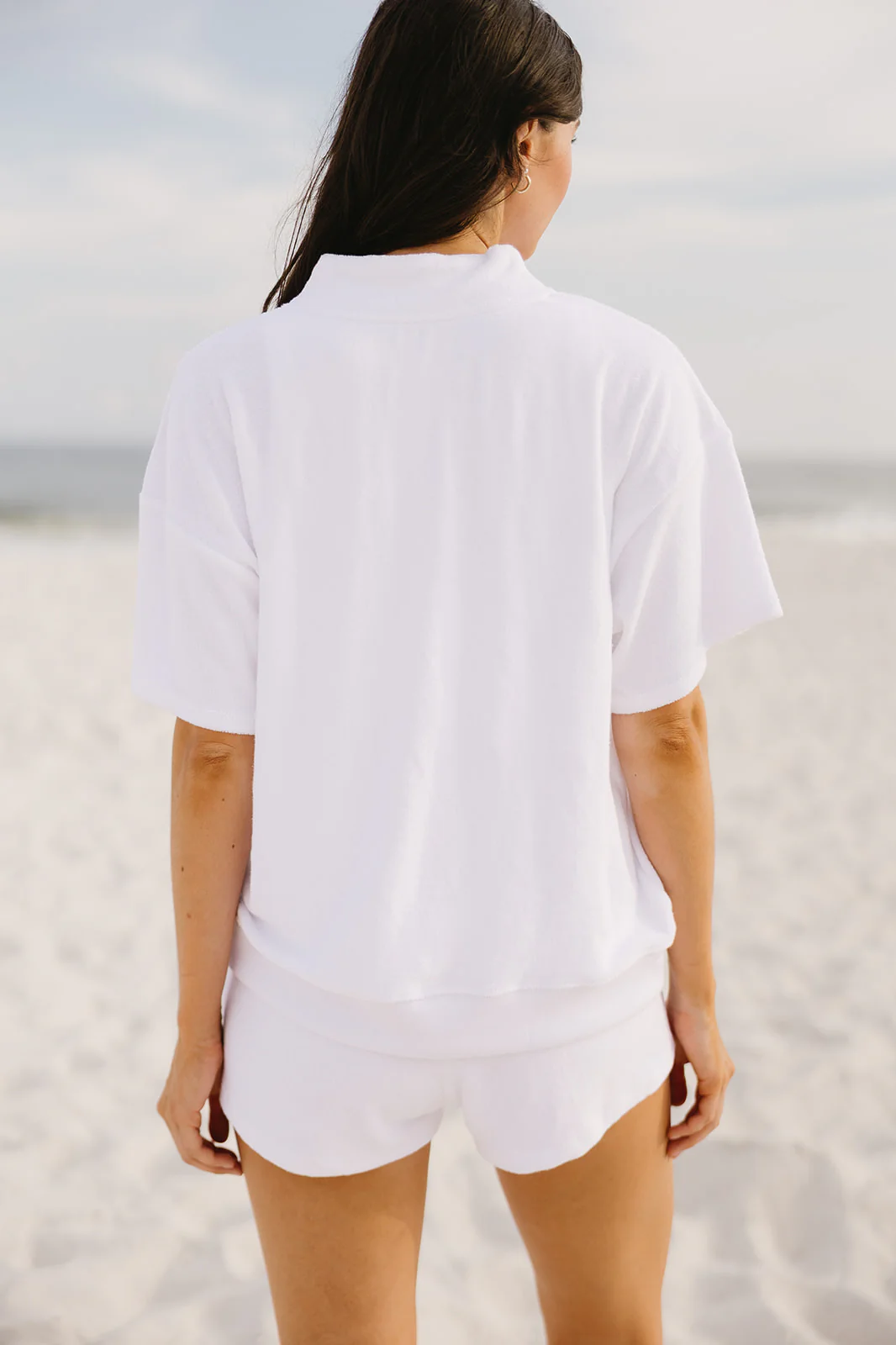 Short Sleeve Towel Terry Sweatshirt - Image 3