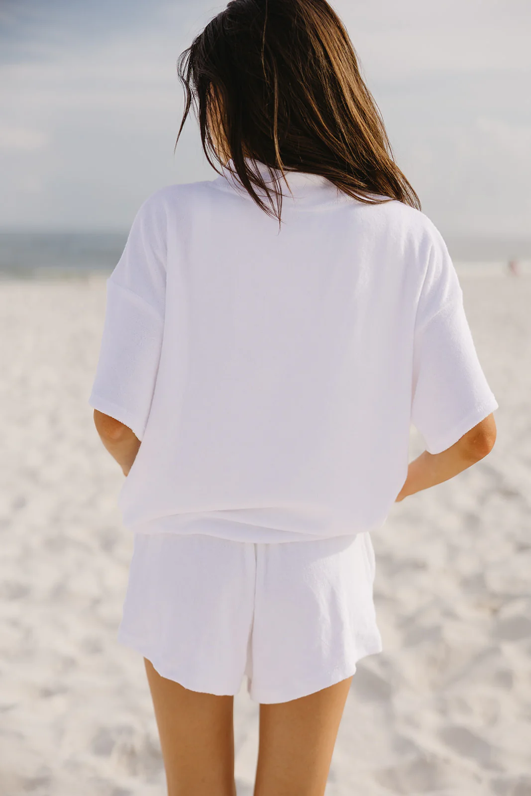 Short Sleeve Towel Terry Sweatshirt - Image 4