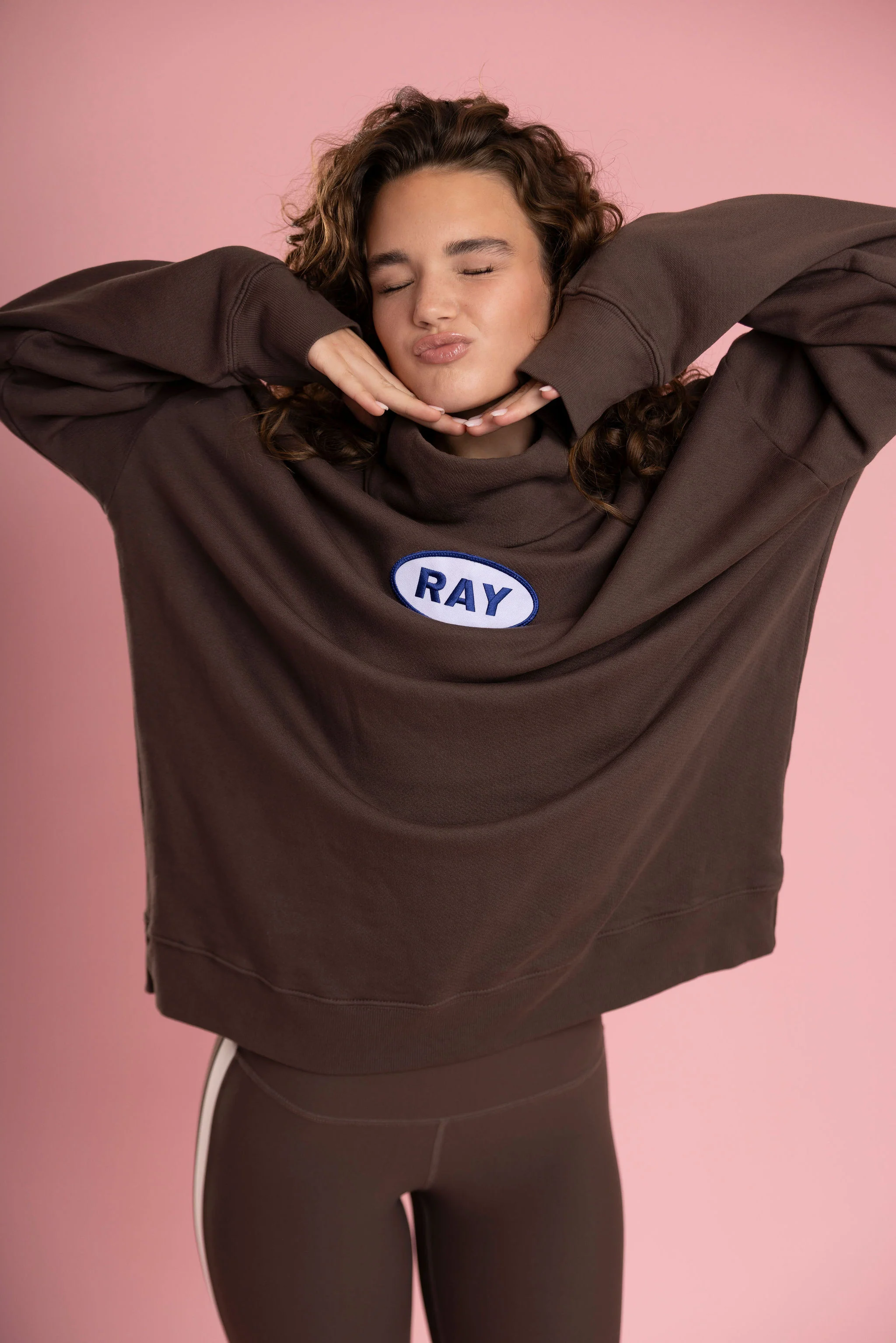 Sport Mock Neck Sweatshirt - Image 3