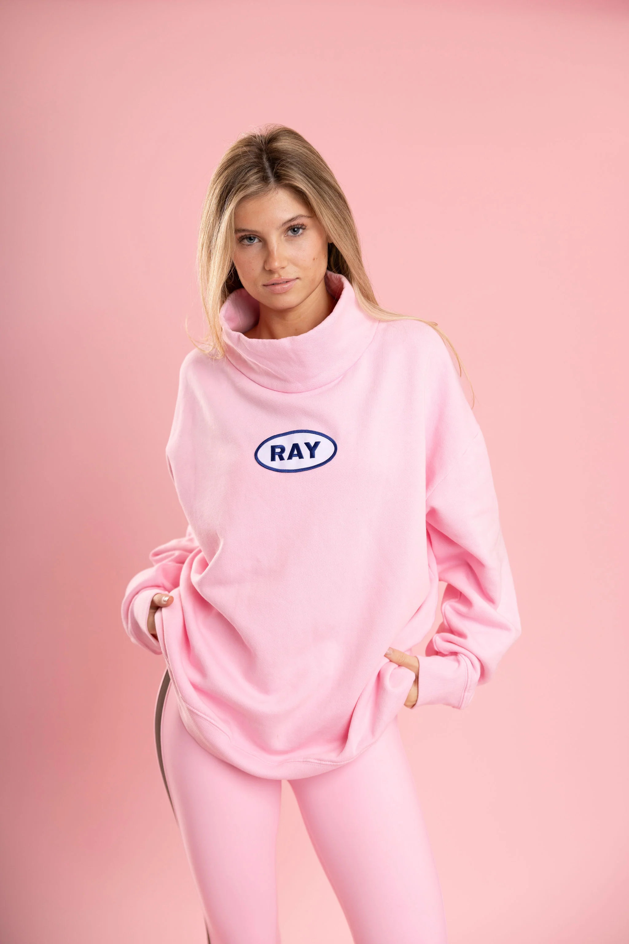 Sport Mock Neck Sweatshirt - Image 3