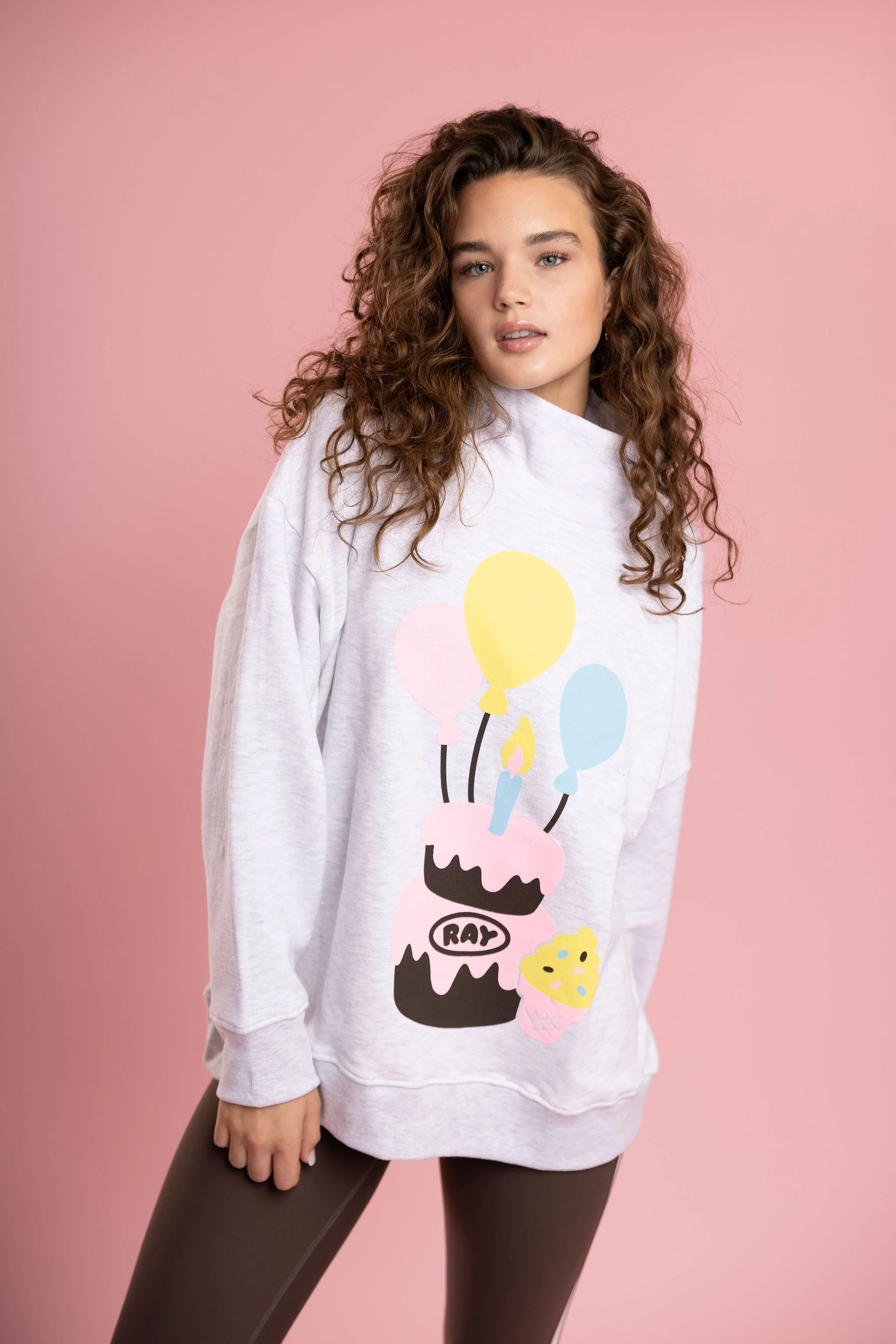 Sport Mock Neck Sweatshirt - Image 5
