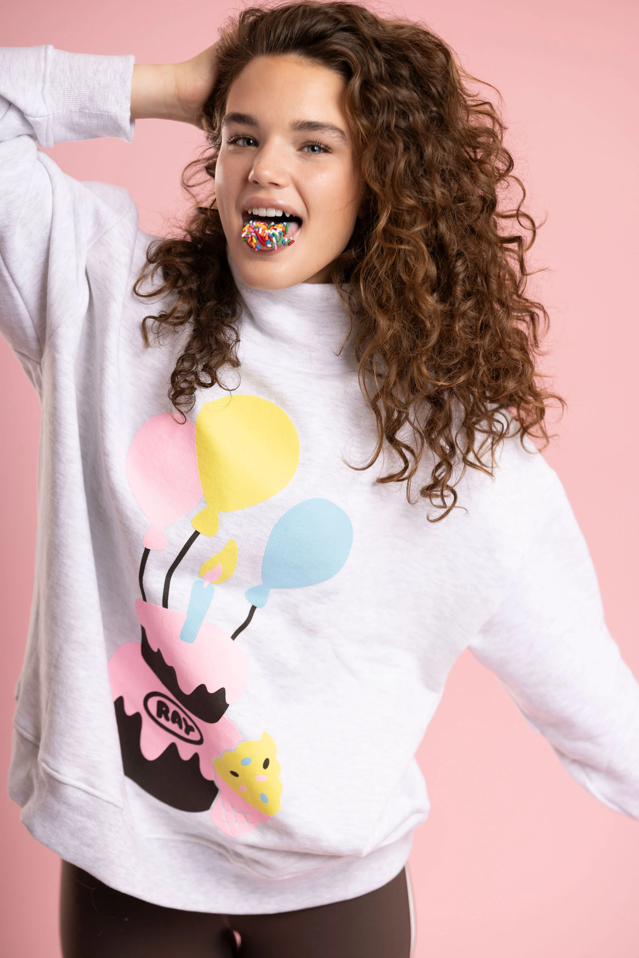 Sport Mock Neck Sweatshirt - Image 7
