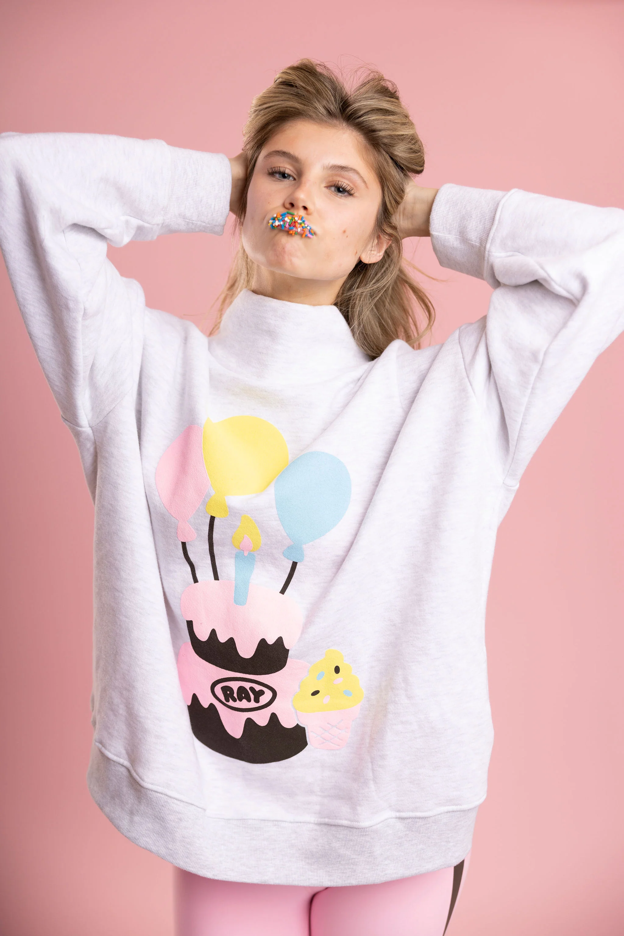 Sport Mock Neck Sweatshirt - Image 8