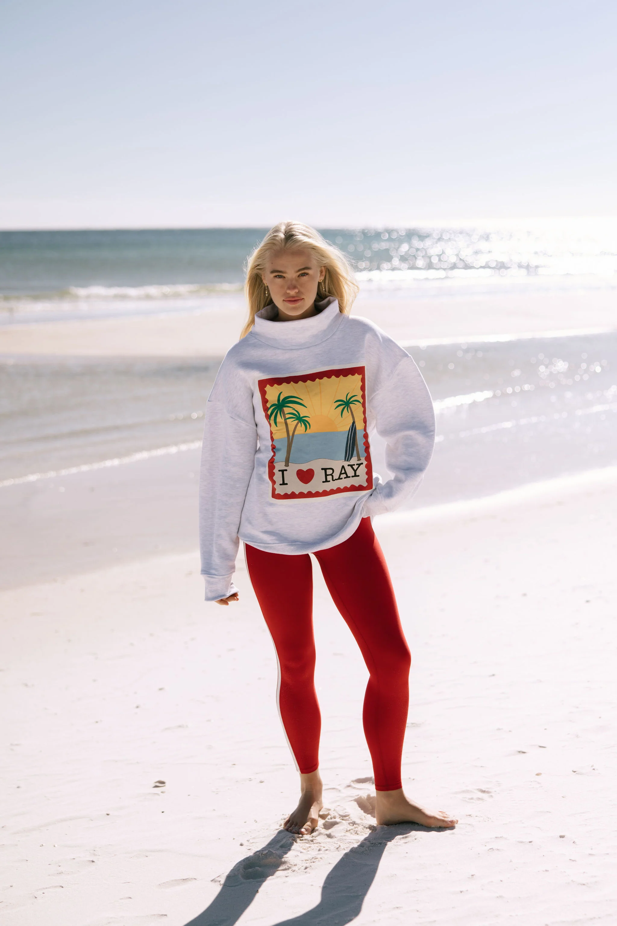 Sport Mock Neck Sweatshirt - Image 4